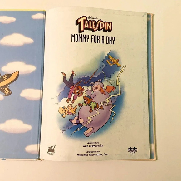 Vtg 1991 Disneys Talespin Mommy For A Day by Ann Braybrooks Mallard Press Book - Picture 8 of 16